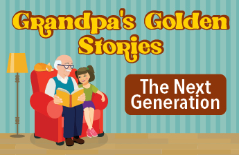 Website Graphic for Grandpa's Golden Stories